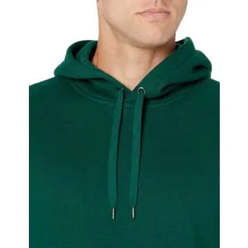Amazon Essentials Men's Hoodie in Forest Green for Comfort
