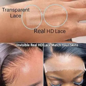 Wear and Go Gluless Wigs Human Hair 200% Density Kinky Curly 13x4 HD Undetectable Lace Front Wig Pre Plucked with Baby Hair Curly Wig 12A Unprocessed Virgin Hair Natural Hair Color 20Inch