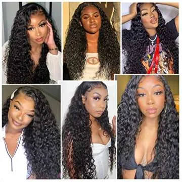 Wear and Go Gluless Wigs Human Hair 200% Density Kinky Curly 13x4 HD Undetectable Lace Front Wig Pre Plucked with Baby Hair Curly Wig 12A Unprocessed Virgin Hair Natural Hair Color 20Inch