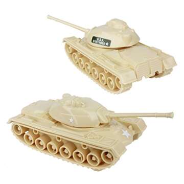 TimMee M48 Patton Tank Set - Desert Tan 3pc Made in USA