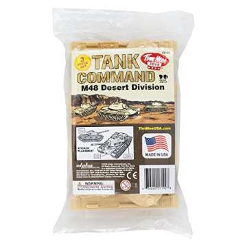 TimMee M48 Patton Tank Set - Desert Tan 3pc Made in USA