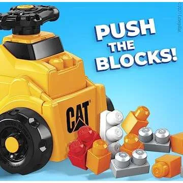 MEGA BLOKS First Builders Cat Ride-On Toy for Toddlers