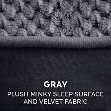 Furhaven Memory Foam Dog Bed for Medium/Small Dogs w/ Removable Washable Cover, For Dogs Up to 23 lbs - Minky Plush & Velvet Luxe Lounger Contour Mattress - Gray, Medium