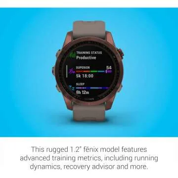 Garmin fenix 7S: Adventure Smartwatch with Solar & GPS