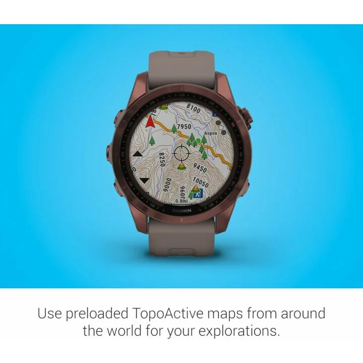 Garmin fenix 7S: Adventure Smartwatch with Solar & GPS