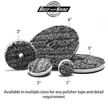 Buff and Shine URO-Fiber Microfiber Pad for Car Care