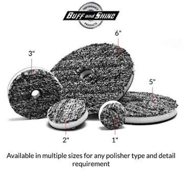 Buff and Shine URO-Fiber Microfiber Pad for Car Care