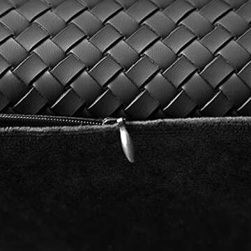 Trendy Phantoscope Faux Leather Pillow Covers Pack of 2