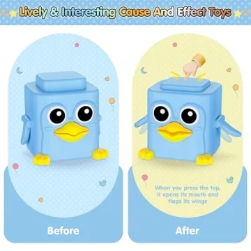 Animal Stacking Toys for Toddlers, Fun Pressable Set