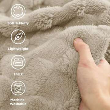 Super Soft Bedsure Fleece Blanket for Year-Round Comfort