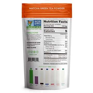 Ujido Summer Harvest Culinary Matcha, 2 oz., 46 Servings – Culinary Grade Japanese Matcha Powder ?...
