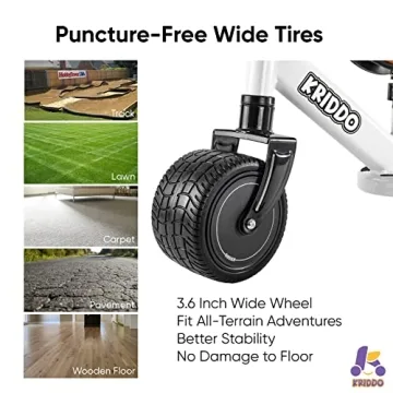 KRIDDO Baby Balance Bike for 1 to 2.5 Year Olds