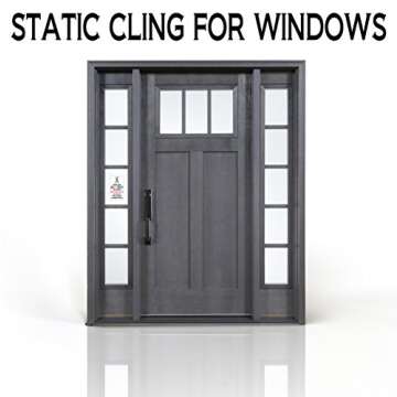 Custom Autism Awareness Static Cling for Child Safety