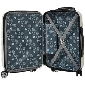 Rockland Melbourne Hardside Luggage Set for Adventurous Travelers