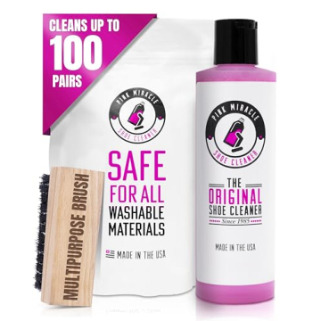 Pink Miracle Shoe Cleaner - 4 Oz for All Shoe Types