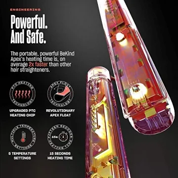 BeKind Apex 2-in-1 Hair Straightener and Curler for All
