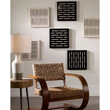 Contemporary MY SWANKY HOME Wall Sculpture Set for Art Lovers