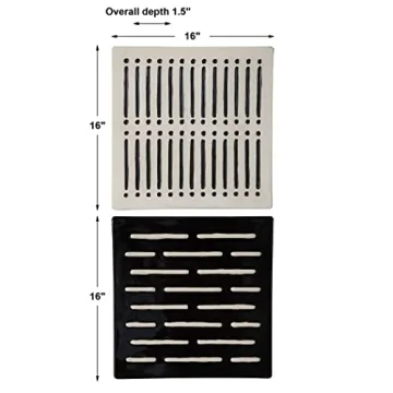 Contemporary MY SWANKY HOME Wall Sculpture Set for Art Lovers