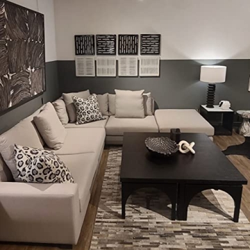 Contemporary MY SWANKY HOME Wall Sculpture Set for Art Lovers