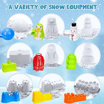 TOY Life Snowball Makers for Kids,Snow Toys for Kids Ages 3-4-8-10-12, Winter Outdoor Snow Toys with...