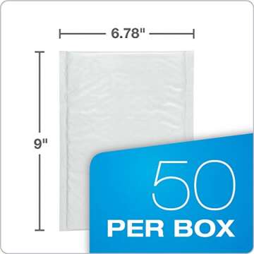 Quality Park 6 x 9 Bubble Mailers - 50 Pack