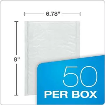 Quality Park 6 x 9 Bubble Mailers - 50 Pack