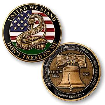 Don't Tread on Me - Liberty Bell Challenge Coin