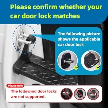 Durable Multi-Fold Aluminum Car Door Step for Easy Access