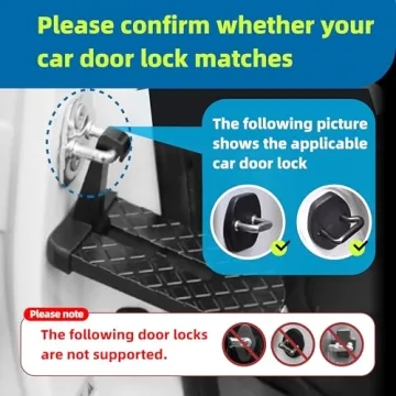 Durable Multi-Fold Aluminum Car Door Step for Easy Access