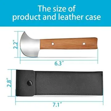 Fstcrt Rocker Knife: One Handed Adaptive Ulu Knife for Easy Food Cutting