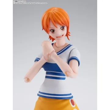 One Piece Nami S.H.Figuarts Action Figure - Enhanced Posability & Accessories