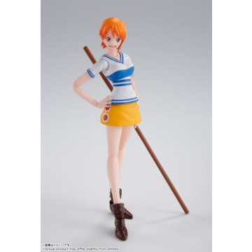 One Piece Nami S.H.Figuarts Action Figure - Enhanced Posability & Accessories