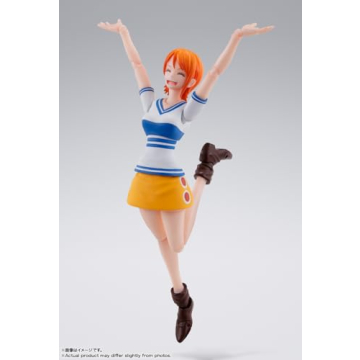 One Piece Nami S.H.Figuarts Action Figure - Enhanced Posability & Accessories
