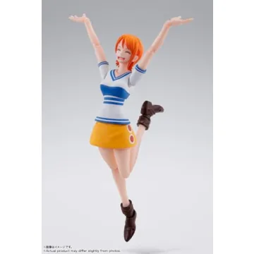 One Piece Nami S.H.Figuarts Action Figure - Enhanced Posability & Accessories