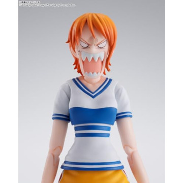 One Piece Nami S.H.Figuarts Action Figure - Enhanced Posability & Accessories
