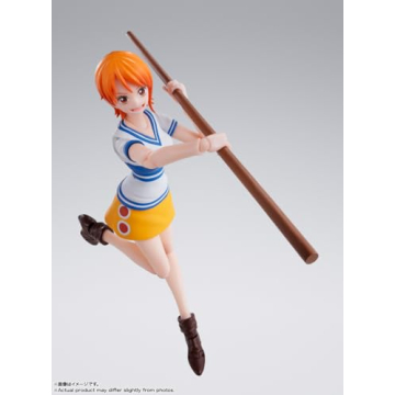 One Piece Nami S.H.Figuarts Action Figure - Enhanced Posability & Accessories