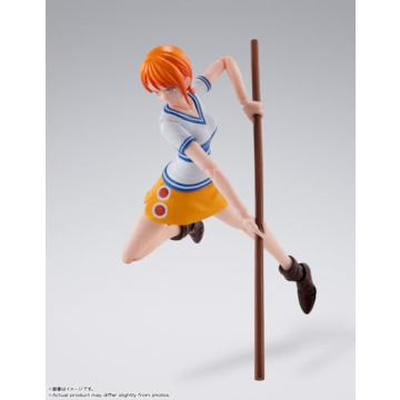 One Piece Nami S.H.Figuarts Action Figure - Enhanced Posability & Accessories