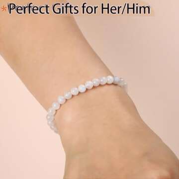 QOGIR Moonstone Bracelet - Unique Handmade Gemstone Gift