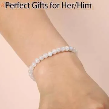 QOGIR Moonstone Bracelet - Unique Handmade Gemstone Gift