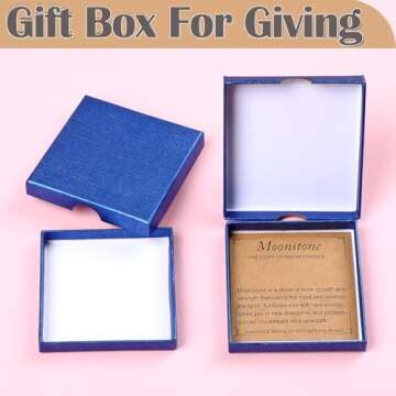 QOGIR Moonstone Bracelet - Unique Handmade Gemstone Gift