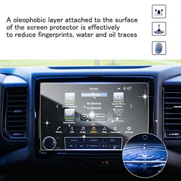SHAOHAO 2023 2024 Nissan Frontier Screen Protector - Perfect Fit & Easy Installation