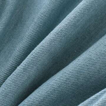 MOMOLAND Infant Baby Boys Woven Button Up Bodysuit Romper Shirt (0-3 Months, Denim 265)