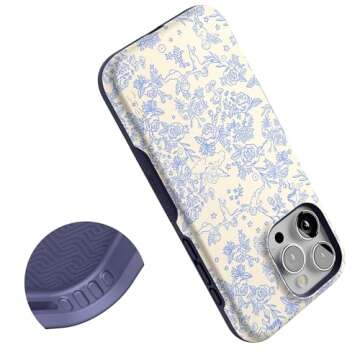 Stylish Casely iPhone 15 Pro Max Case Floral Design