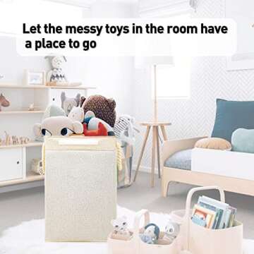 GZMXM Laundry Basket Hamper with Lid and a Removable Bag 72L Large Collapsible Laundry Baskets Dirty...