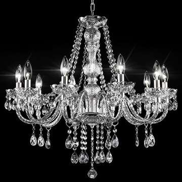 Elegant PAPAYA Crystal Chandelier - Adjustable & Stylish Lighting