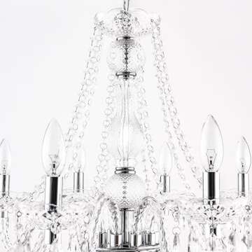 Elegant PAPAYA Crystal Chandelier - Adjustable & Stylish Lighting