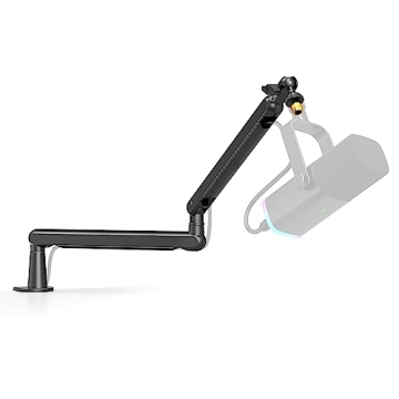 FIFINE Adjustable Microphone Boom Arm for Streaming