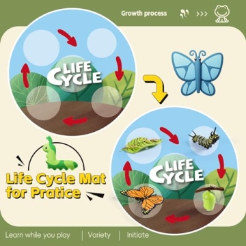 Aprilwolf Life Cycle Kit Montessori for Kids 3+ Educational Play