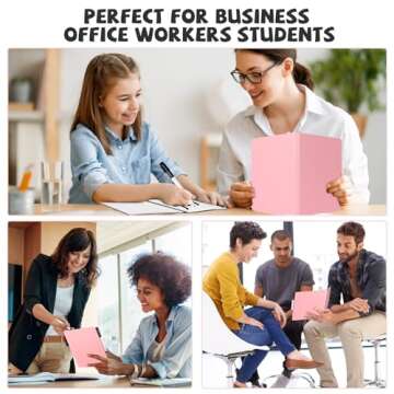 AGM Portable White Board Dry Erase, Double Sided Folding Whiteboards with Pen, Small Dry Erase Board for Study, Meeting, Doodling, Planning, Pink