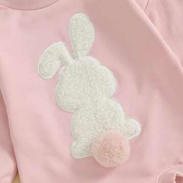 LAGKIYOJ Bunny Easter Outfit for Infants - Spring Joy